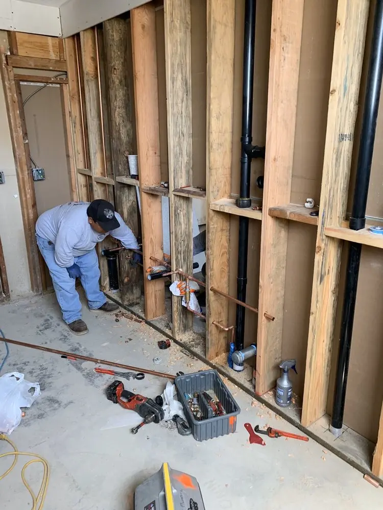 Commercial rough-in plumbing for Water Heater Replacement in Grosse Ile